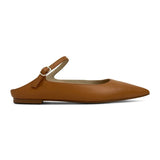 Vida Mule in Whiskey Leather from Yosi Samra