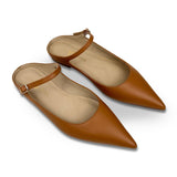 Vida Mule in Whiskey Leather from Yosi Samra