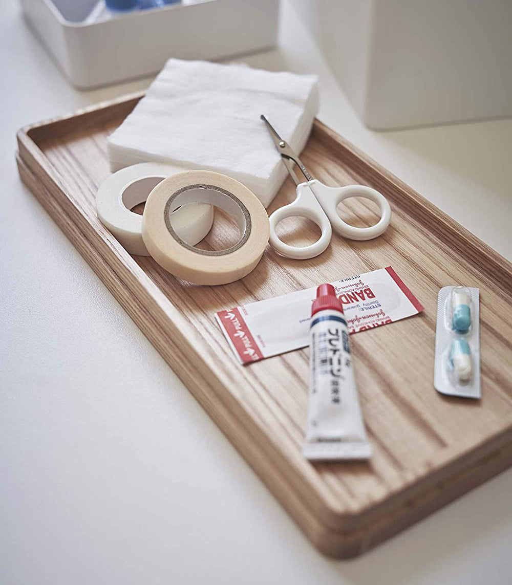 Odds-and-Ends Organizer - Steel + Wood from Yamazaki Home