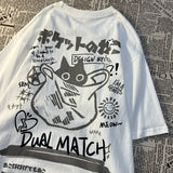 Cute Anime Cat T-Shirt – Vintage Aesthetic Harajuku Kawaii Top From Kawaii Stop