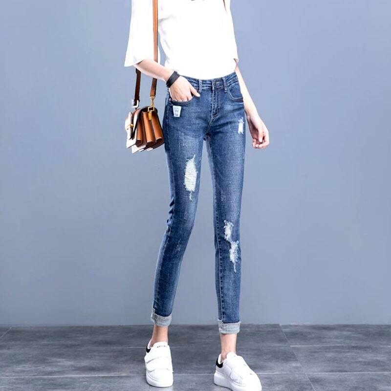 Vintage High Waisted Ripped Jeans From Kawaii Stop