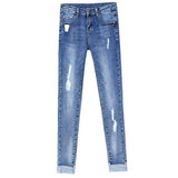Vintage High Waisted Ripped Jeans From Kawaii Stop