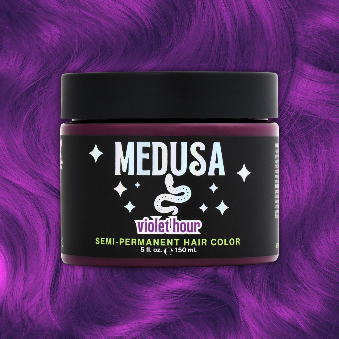 Medusa Hair Color - Violet Hour from Medusa's Makeup