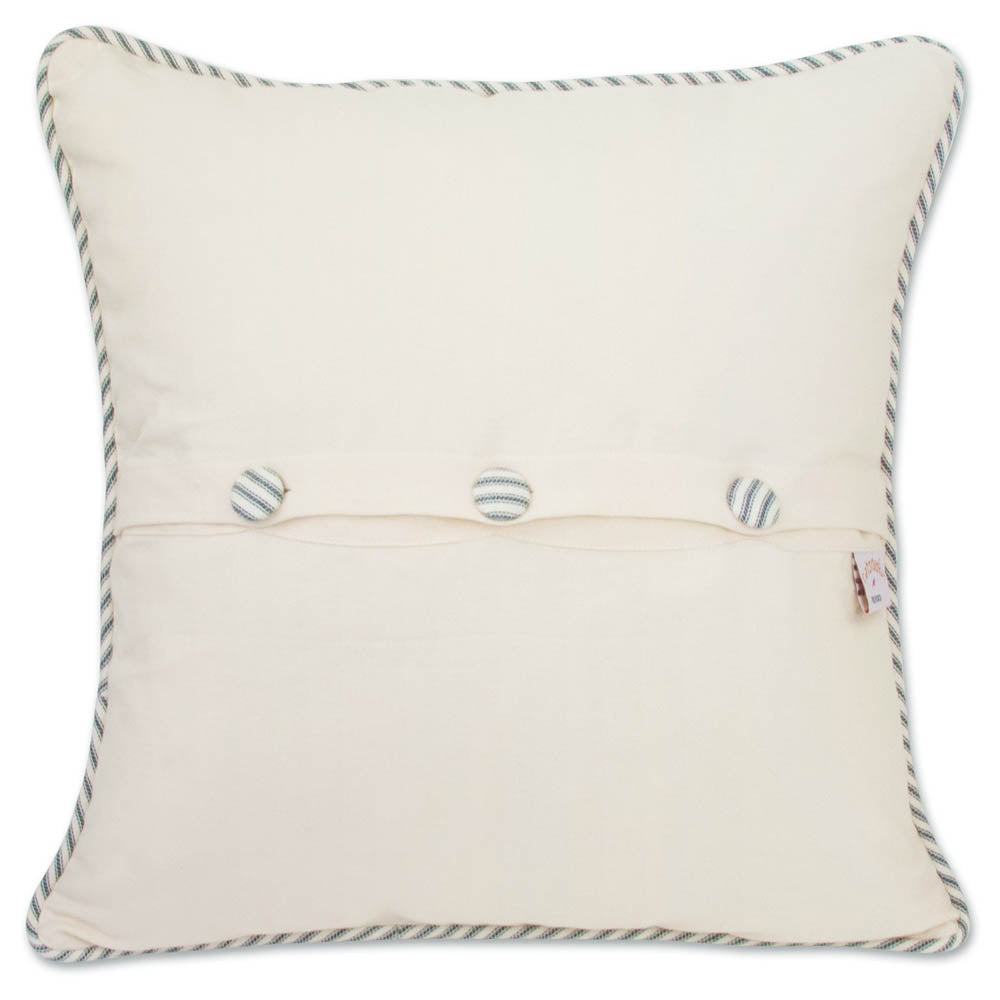 Virginia Beach Hand-Embroidered Pillow by CatStudio from Quirks!