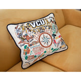 Virginia Commonwealth University (VCU) Collegiate Embroidered Pillow by Cat Studio from Quirks!