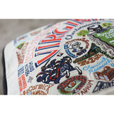 Virginia, University of Collegiate Hand-Embroidered Pillow from Quirks!