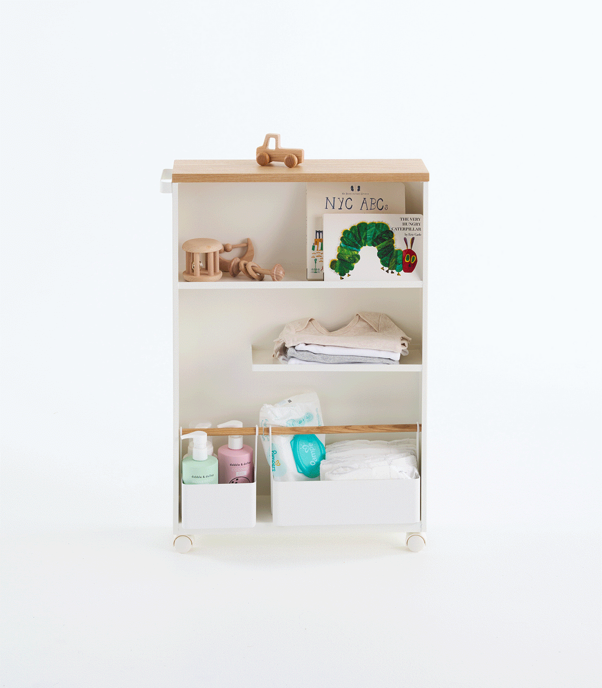 Rolling Storage Cart (27" H)  - Steel from Yamazaki Home