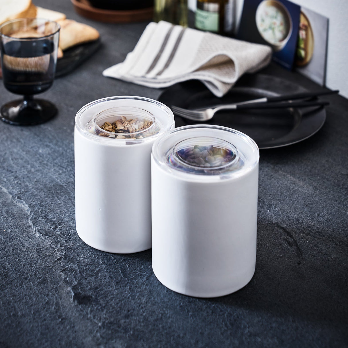 Ceramic Canister - Two Sizes from Yamazaki Home