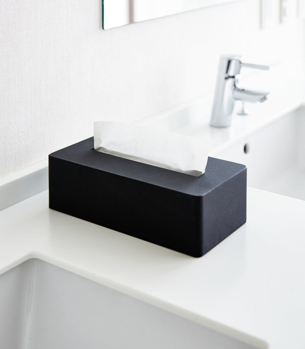 Tissue Case - Steel from Yamazaki Home