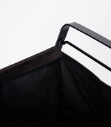 Laundry Hamper with Cotton Liner - Two Sizes - Steel + Cotton from Yamazaki Home