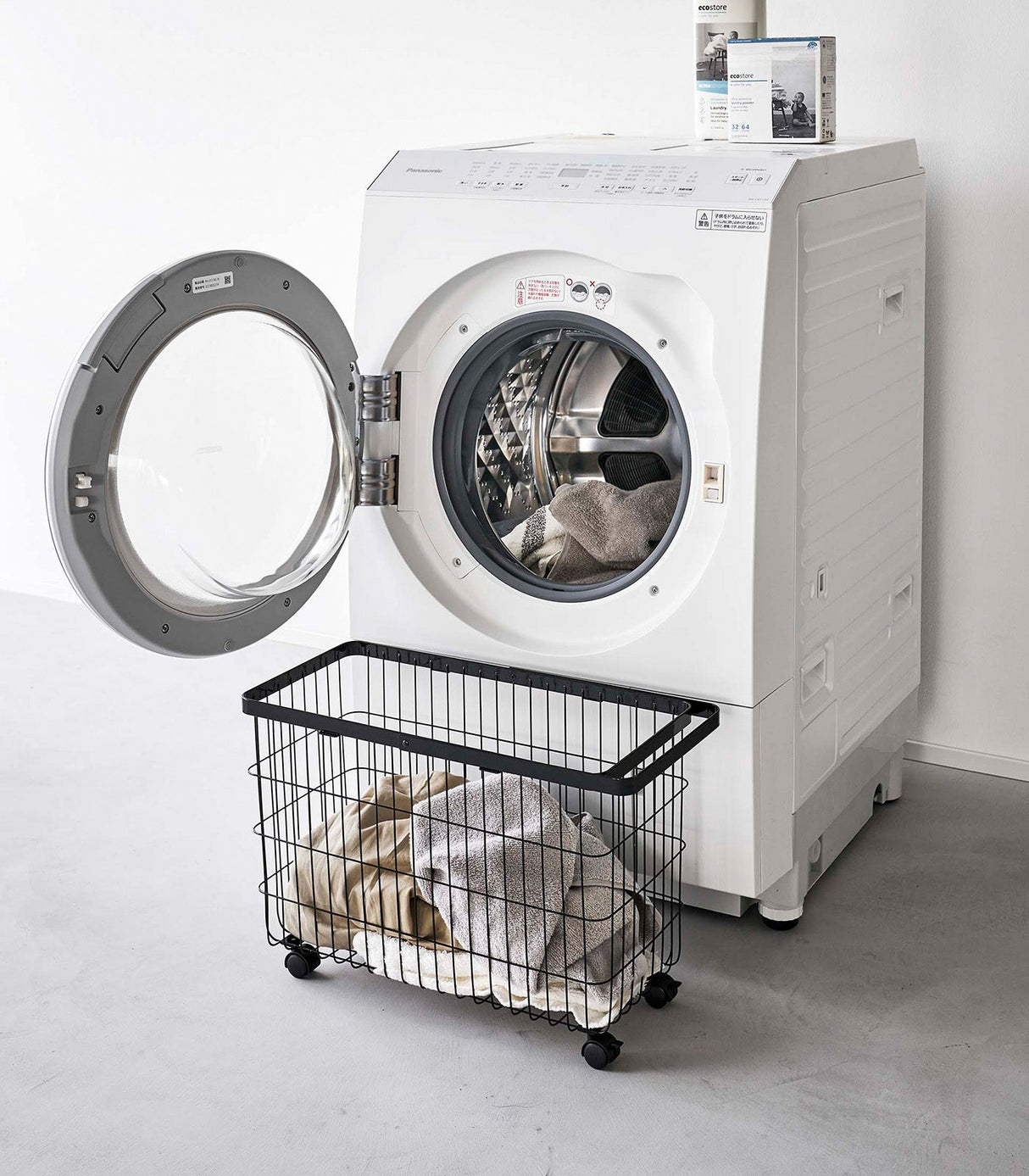 Rolling Wire Basket (14.8" H)  - Steel from Yamazaki Home
