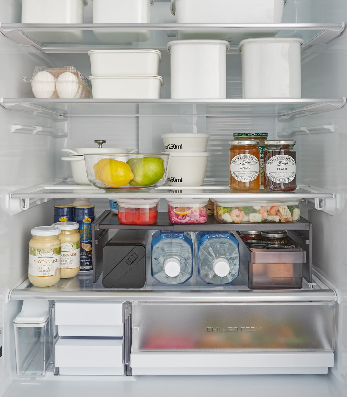 Two-Way Adjustable Refrigerator Shelf from Yamazaki Home