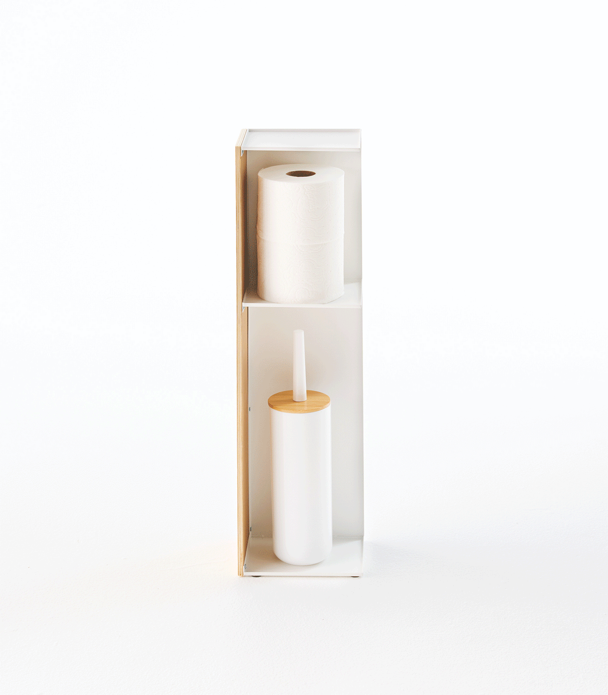 Bathroom Organizer - Steel + Wood from Yamazaki Home