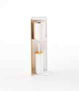 Bathroom Organizer - Steel + Wood from Yamazaki Home