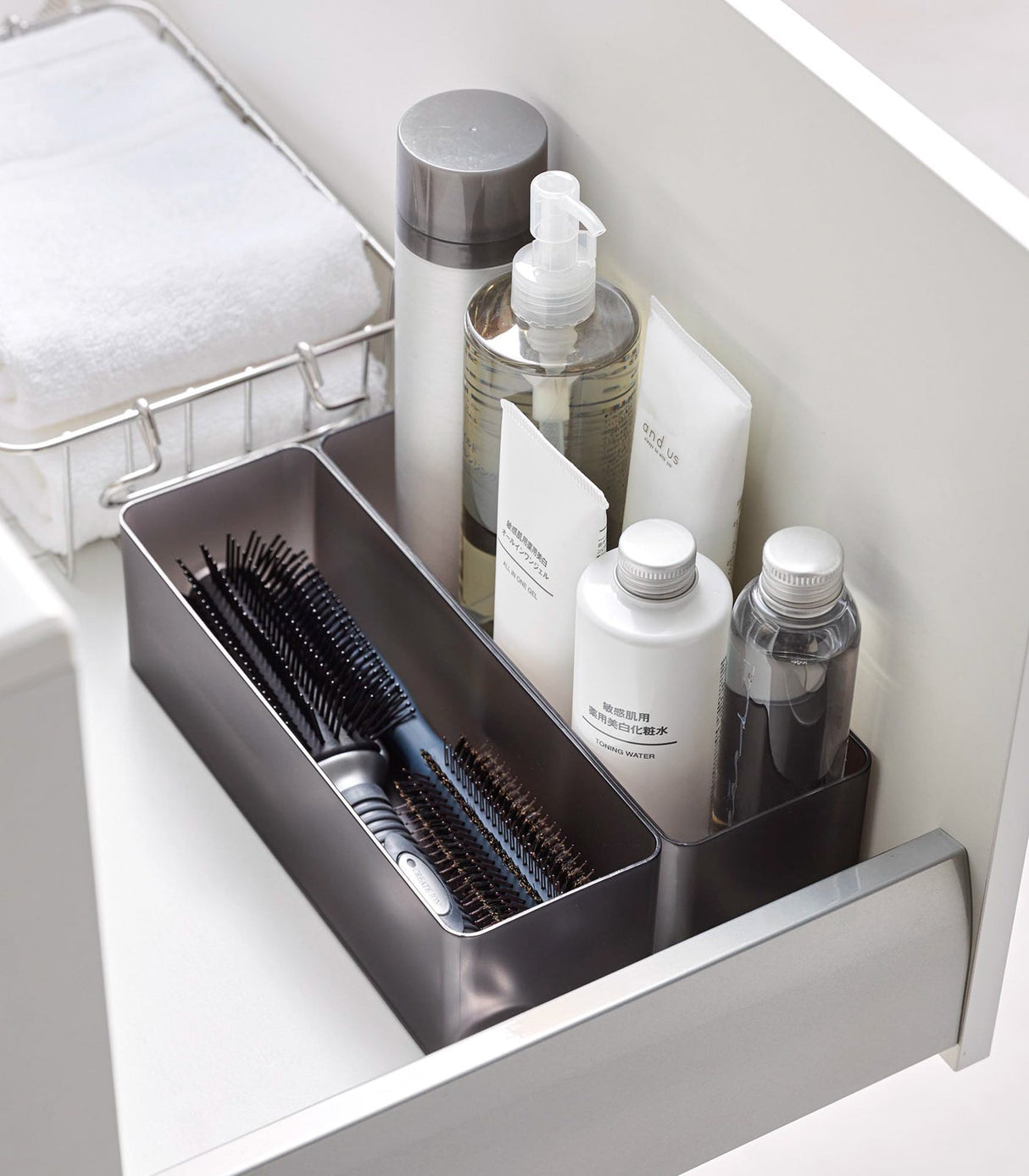 Stackable Clear Organizers [Set of 2] - Four Sizes from Yamazaki Home