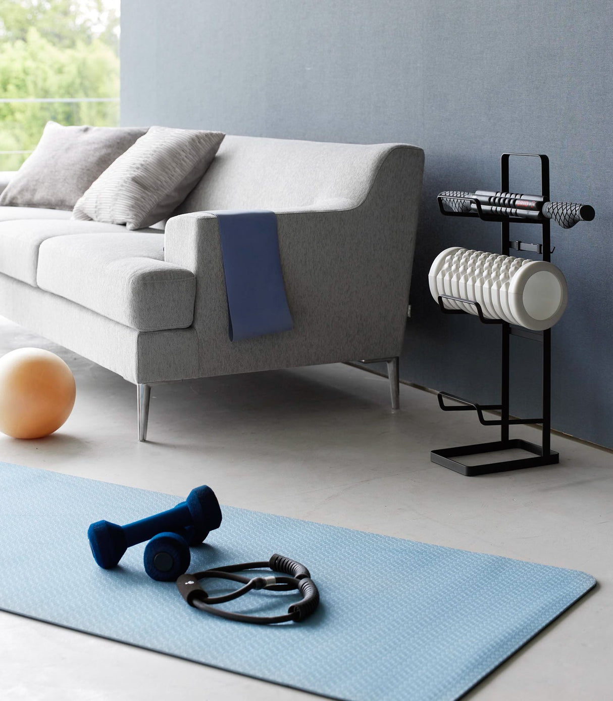 Fitness Equipment Storage Rack - Steel from Yamazaki Home