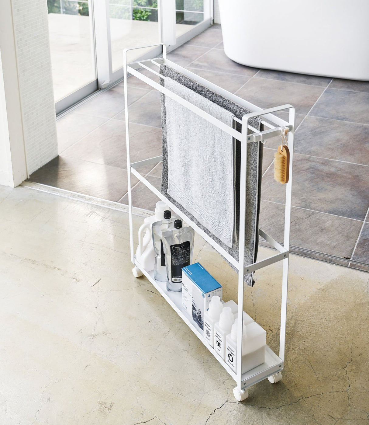 Rolling Towel Rack (33" H)  - Steel from Yamazaki Home