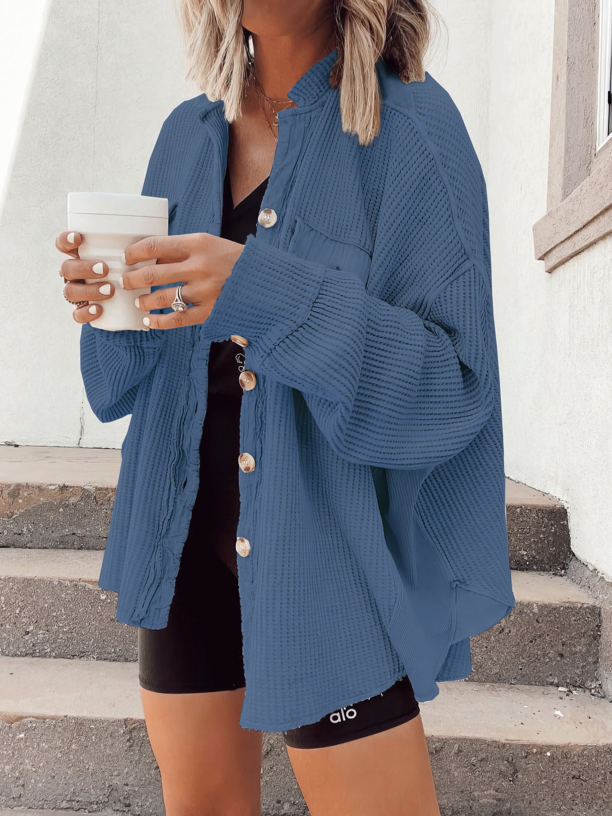Chunky Knit Long Cardigan Coat from MsDressly