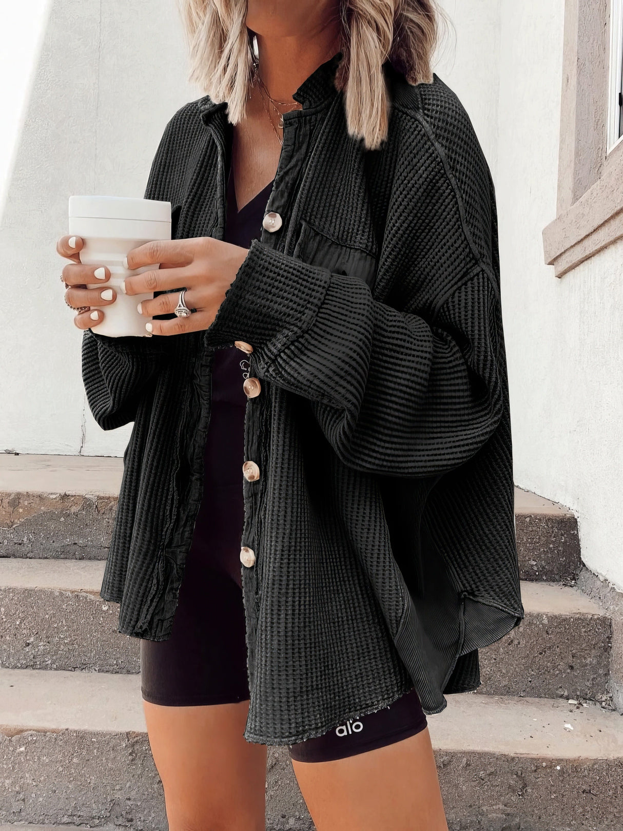 Chunky Knit Long Cardigan Coat from MsDressly