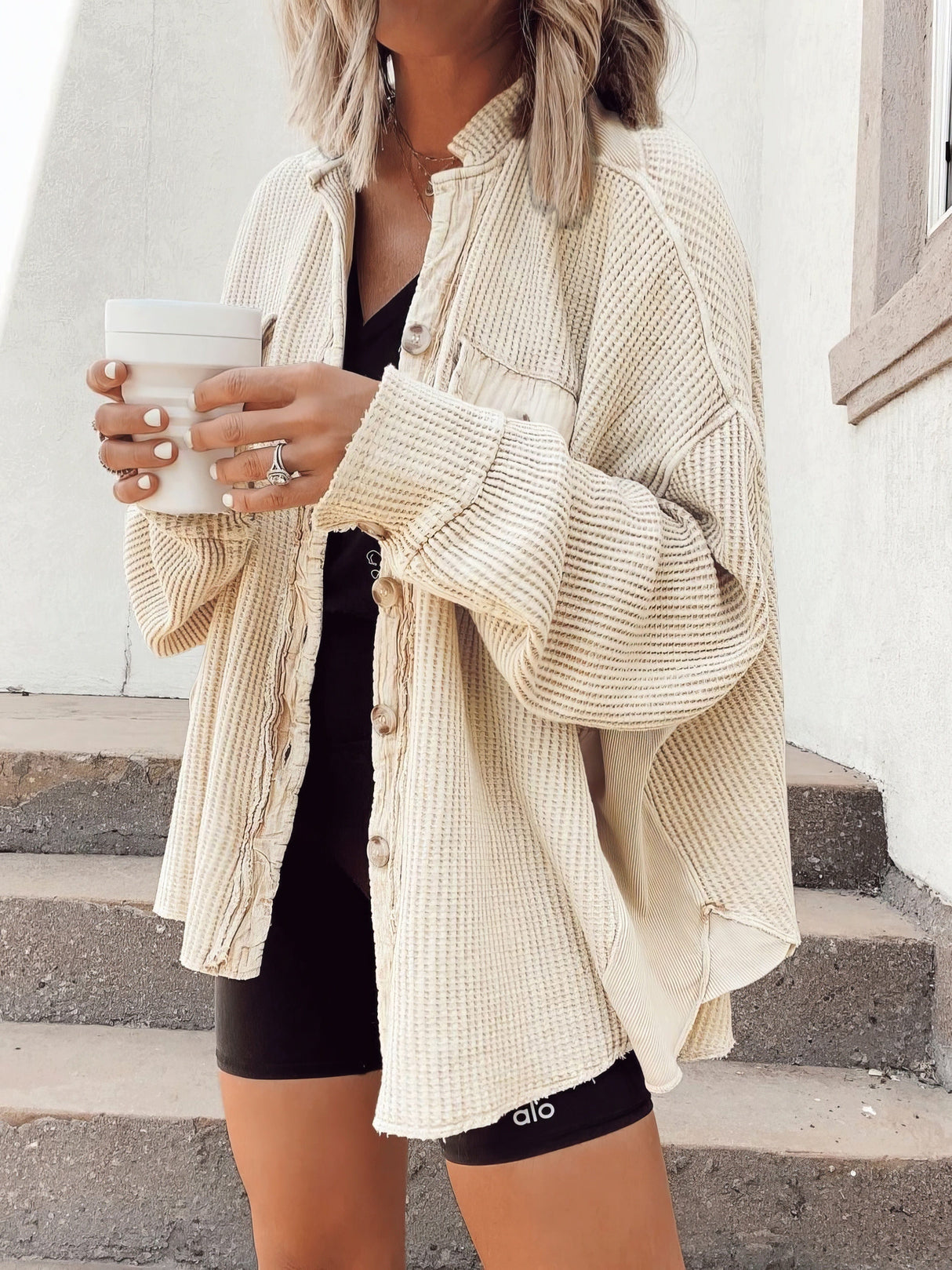 Chunky Knit Long Cardigan Coat from MsDressly