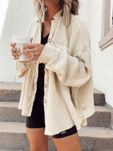 Chunky Knit Long Cardigan Coat from MsDressly