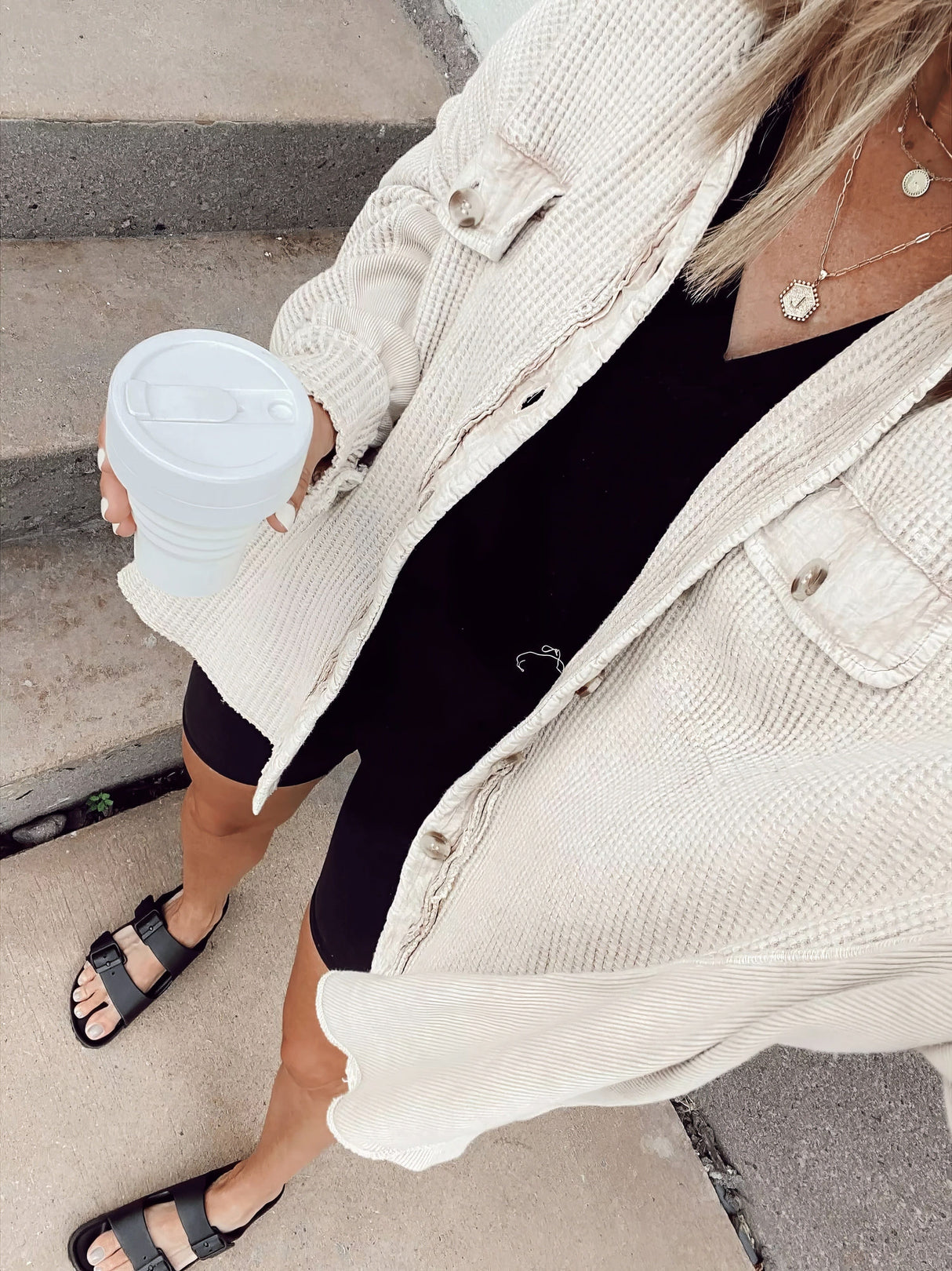Chunky Knit Long Cardigan Coat from MsDressly