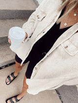 Chunky Knit Long Cardigan Coat from MsDressly