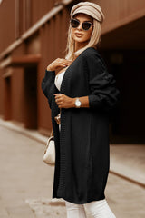 Chunky Knit Long Cardigan Coat from MsDressly