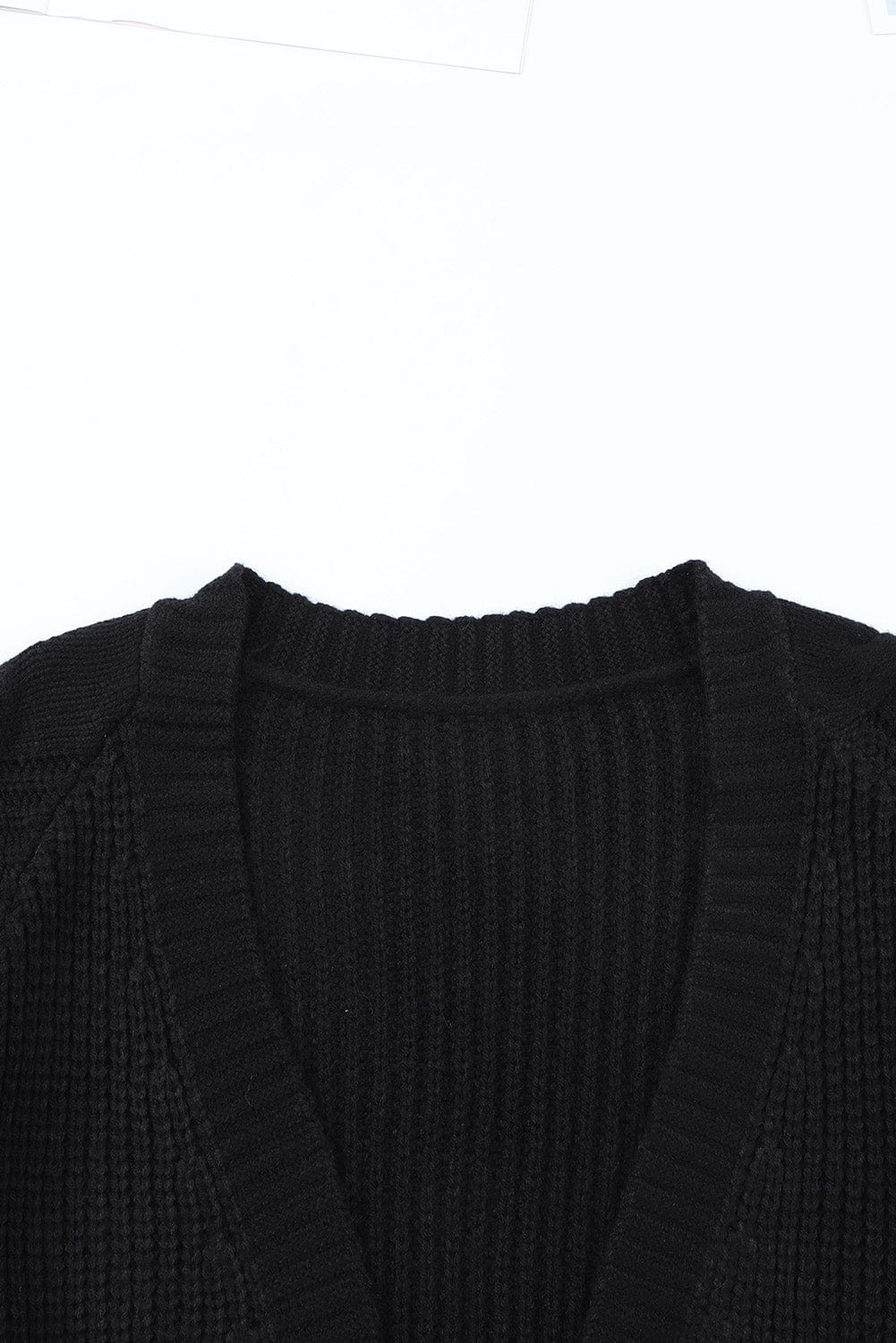 Chunky Knit Long Cardigan Coat from MsDressly