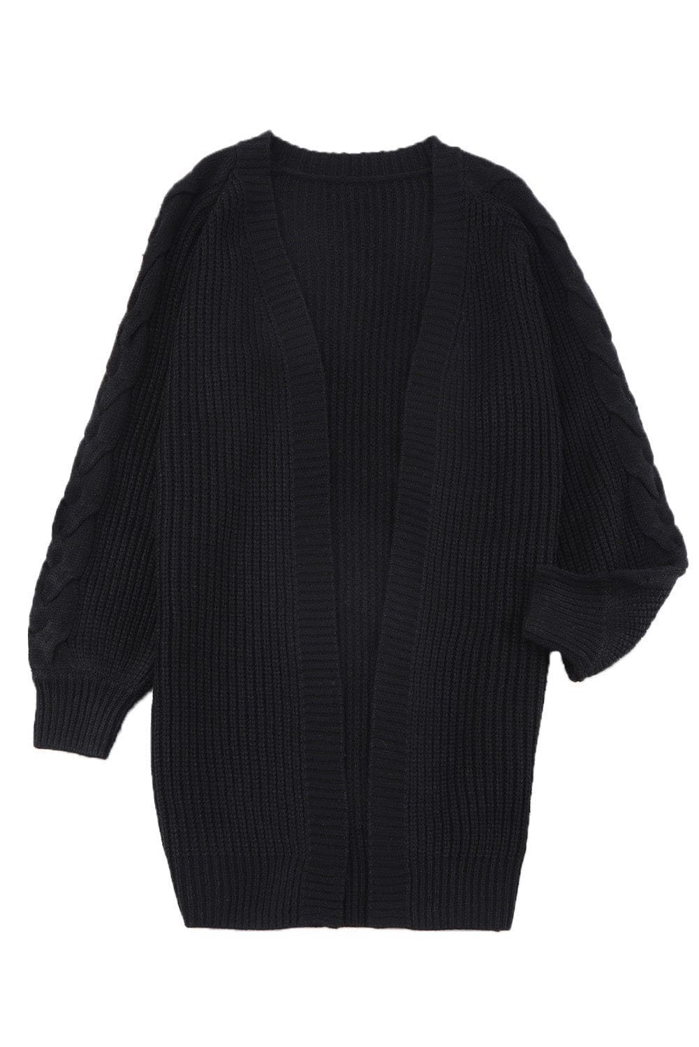 Chunky Knit Long Cardigan Coat from MsDressly