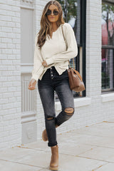 Chunky Knit Long Cardigan Coat from MsDressly