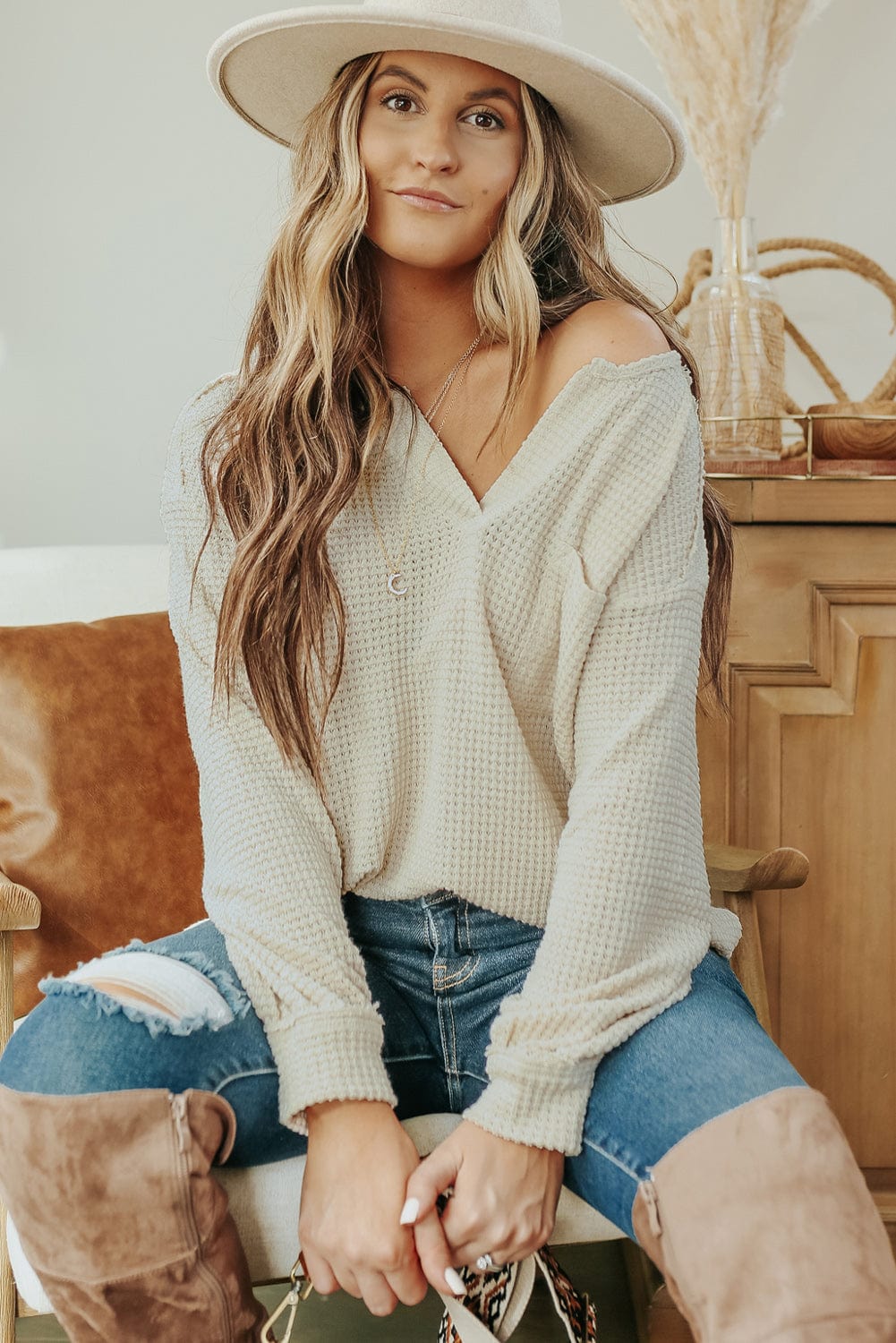 Chunky Knit Long Cardigan Coat from MsDressly