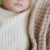 WAFFLE KNIT MINI BLANKETS From Saranoni