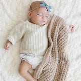 WAFFLE KNIT MINI BLANKETS From Saranoni