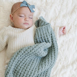 WAFFLE KNIT MINI BLANKETS From Saranoni