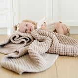 WAFFLE KNIT RECEIVING BLANKETS From Saranoni