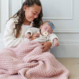 WAFFLE KNIT RECEIVING BLANKETS From Saranoni