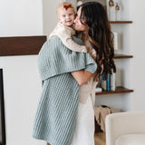 WAFFLE KNIT RECEIVING BLANKETS From Saranoni
