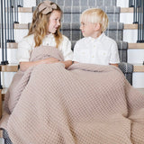 WAFFLE KNIT TODDLER BLANKETS From Saranoni