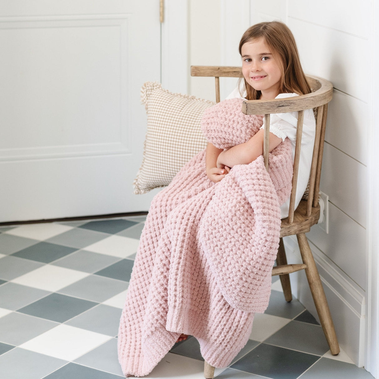 WAFFLE KNIT TODDLER BLANKETS From Saranoni