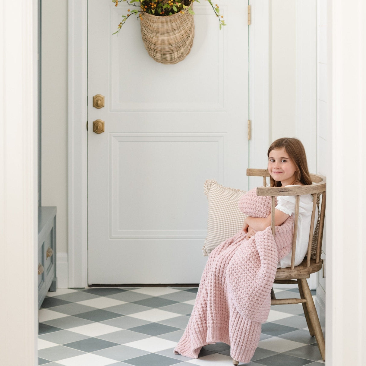 WAFFLE KNIT TODDLER BLANKETS From Saranoni