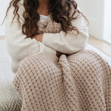 WAFFLE KNIT TODDLER BLANKETS From Saranoni