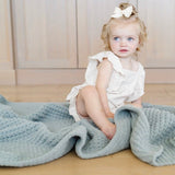 WAFFLE KNIT TODDLER BLANKETS From Saranoni