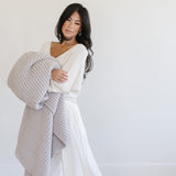 WAFFLE KNIT XL THROW BLANKETS From Saranoni