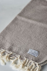 Waffle Weave Hand Towel Collection – 20”x40” Organic Turkish Cotton Towels with Tassels from The Bali Market