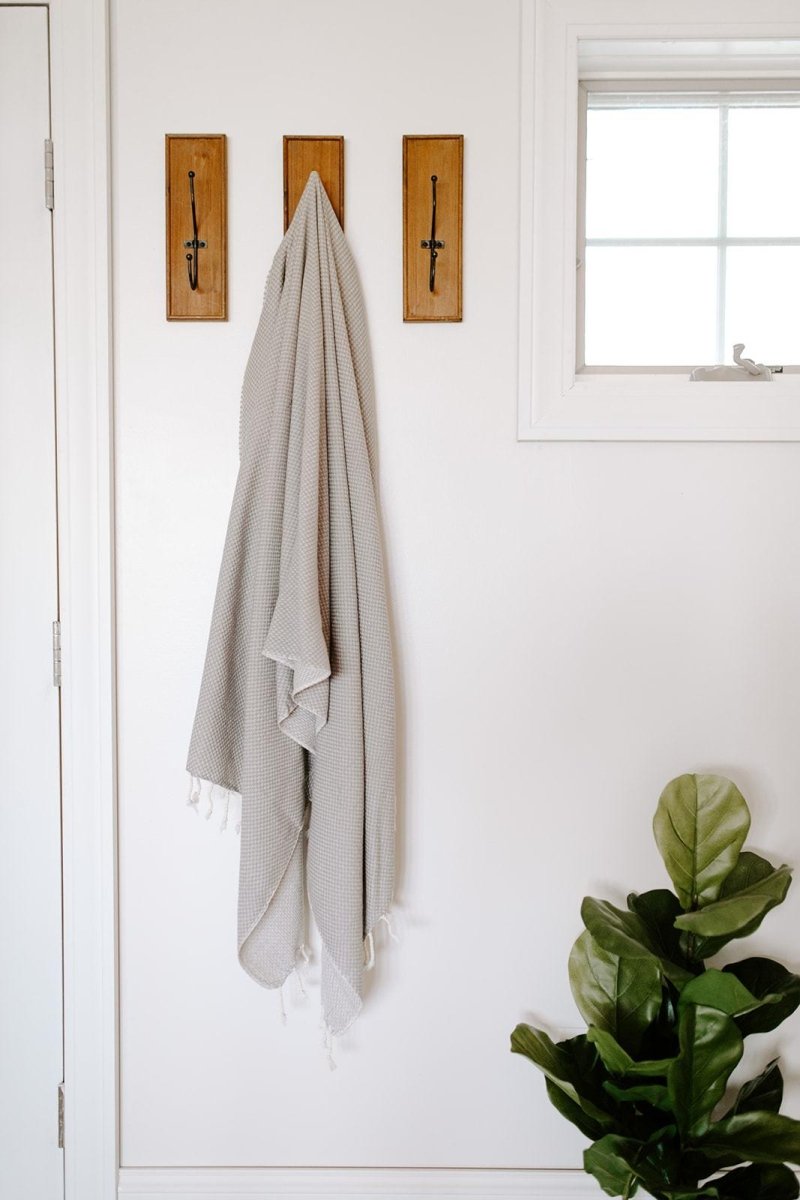 Waffle Weave Turkish Bath Towel – 40”x70” Organic Cotton, Soft & Absorbent from The Bali Market