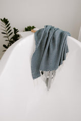 Waffle Weave Turkish Bath Towel – 40”x70” Organic Cotton, Soft & Absorbent from The Bali Market
