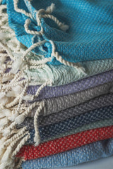 Waffle Weave Turkish Bath Towel – 40”x70” Organic Cotton, Soft & Absorbent from The Bali Market