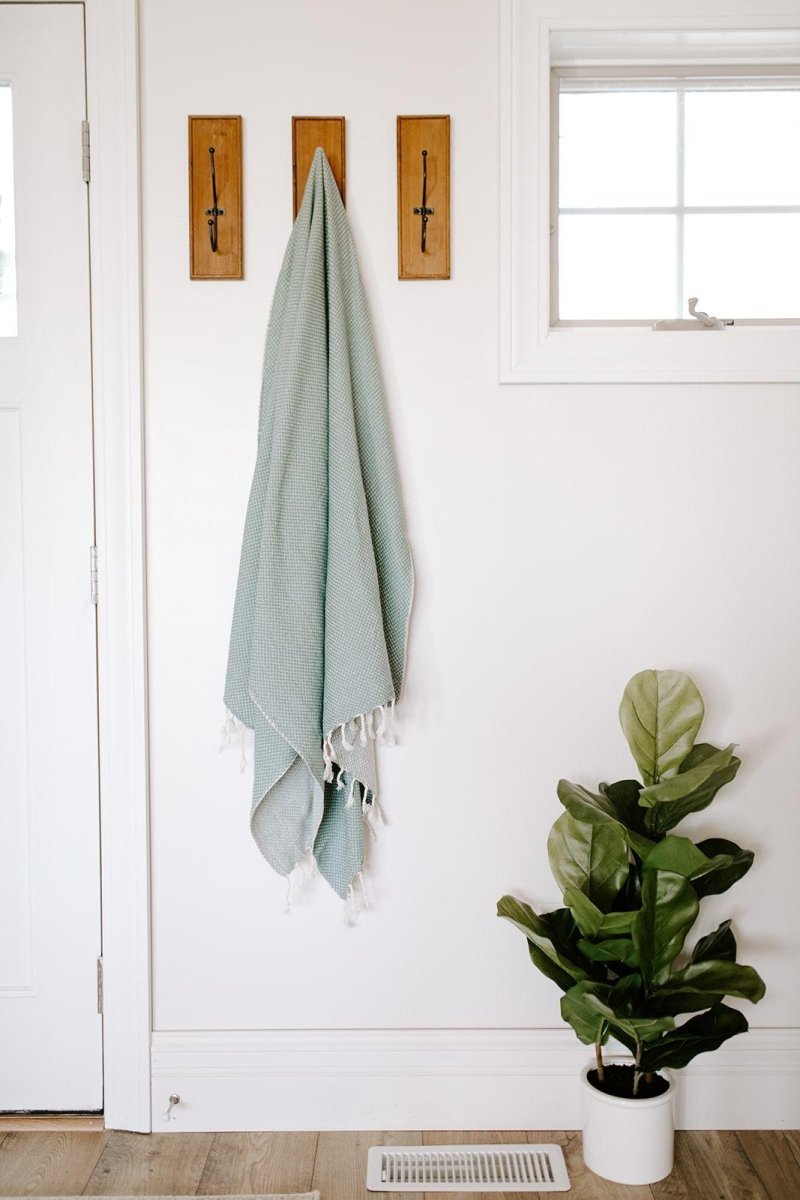 Waffle Weave Turkish Bath Towel – 40”x70” Organic Cotton, Soft & Absorbent from The Bali Market