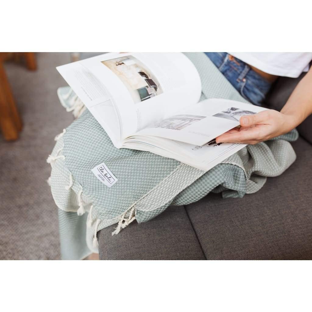 Waffle Weave Turkish Bath Towel – 40”x70” Organic Cotton, Soft & Absorbent from The Bali Market